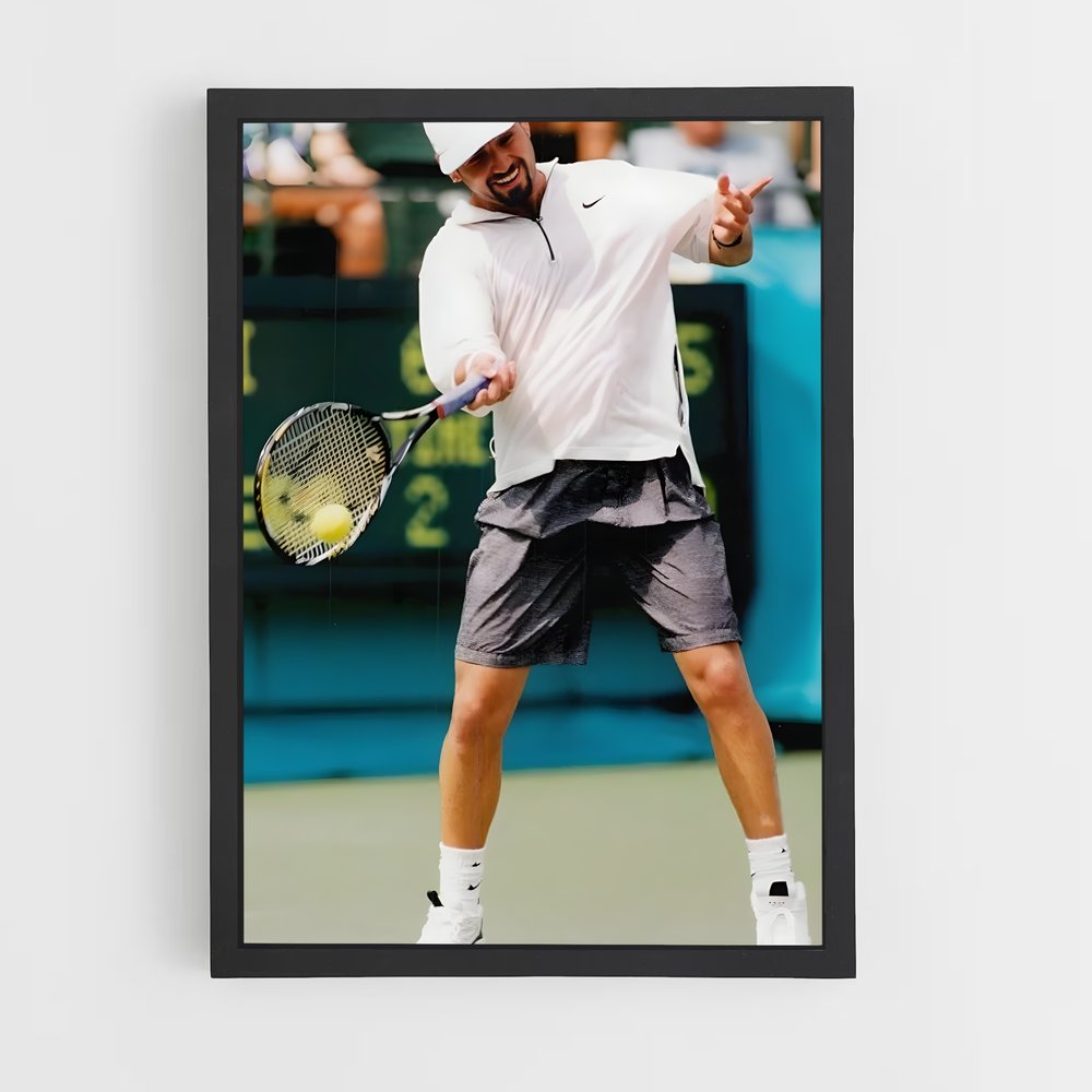 Poster Andre Agassi D'andre – affiche Tennis (vue 2)